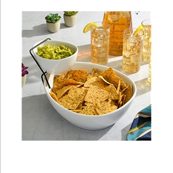 NWT Gibson Gracious Dining Chip & Dip Set - Picture 2 of 5